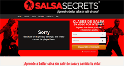 Desktop Screenshot of clasesdesalsa.com